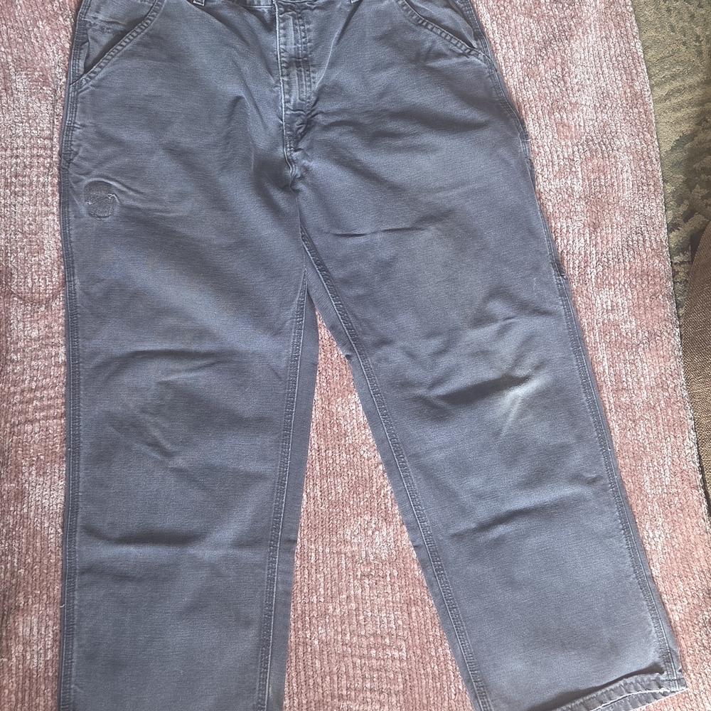 Mens Carhartt Carpenter Pants Dark Gray